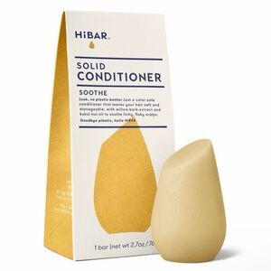 HIBAR Solid Conditioner Bar Soothe Healthy & Flake Free Scalp 2.7 oz NEW